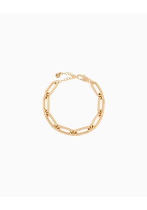 Emporio Armani Gold-Tone Brass Chain Bracelet