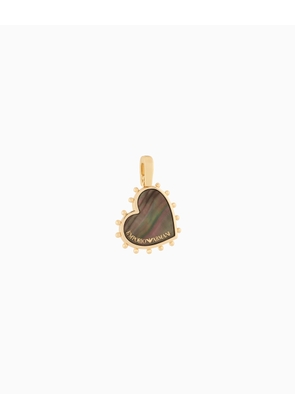 Emporio Armani Gold-Tone Mother-of-Pearl Charm