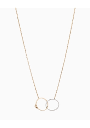 Two-Tone Stainless Steel ID Necklace