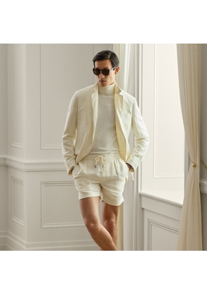 Silk-Linen Drawstring Short