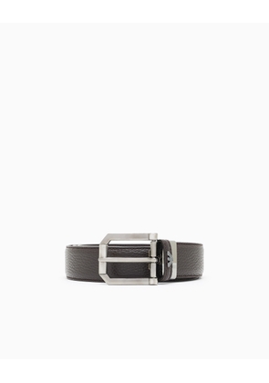 Bull leather belt