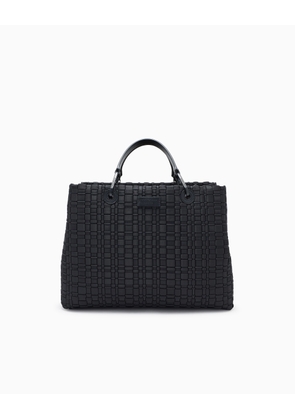 MyEA medium shopper bag in woven nylon