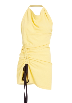 Proenza Schouler Melia Crinkled Linen-Blend Top - Moda Operandi
