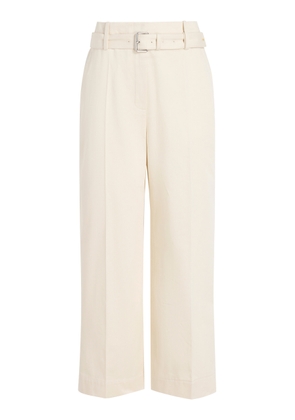 Proenza Schouler Nila Belted Cotton-Drill Pants - Moda Operandi