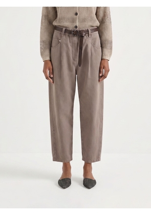 BRUNELLO CUCINELLI Pants Woman color Brown