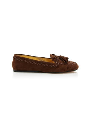 Prada Suede Moccasins - Moda Operandi