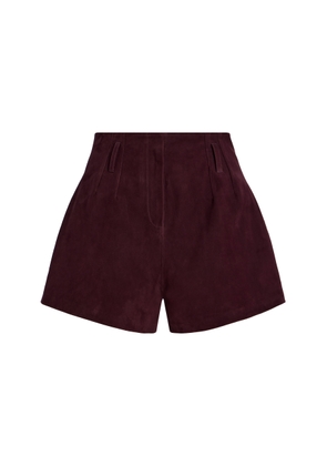 The Frankie Shop Lise Suede Shorts - Moda Operandi