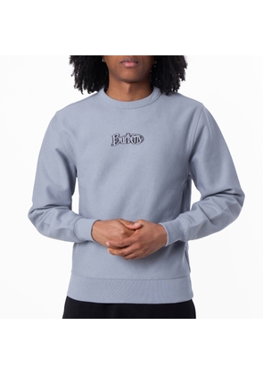 Burberry Logo Crewneck Cotton-Blend Sweatshirt