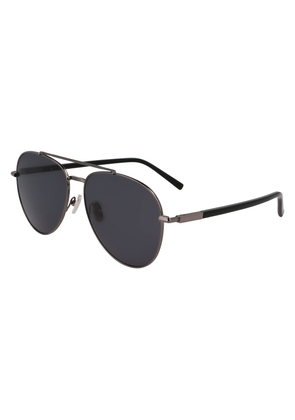 Ferragamo Grey Pilot Mens Sunglasses SF316S 027 61