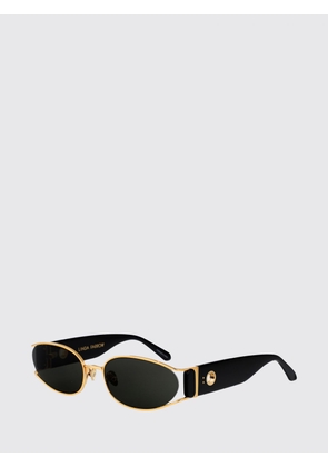 LINDA FARROW Sunglasses Woman color Gold