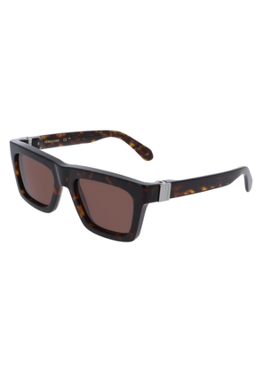 Ferragamo Brown Square Mens Sunglasses SF2071S 242 54