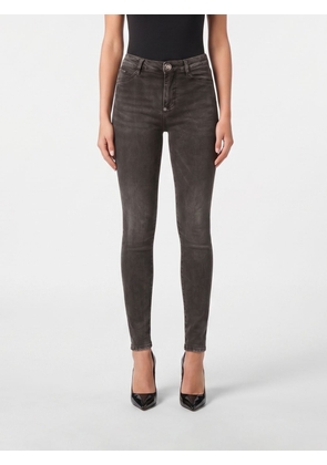 PHILIPP PLEIN Jeans Woman color Grey