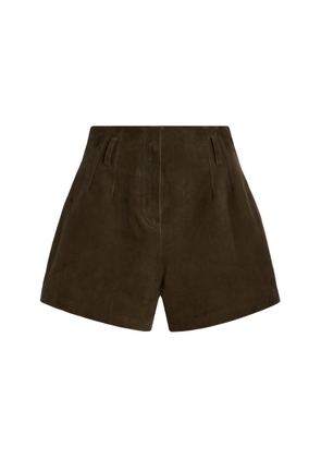 The Frankie Shop Lise Suede Shorts - Moda Operandi