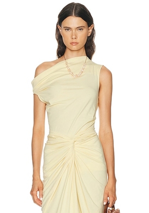 Dries Van Noten Henray Top in Ivory - Ivory. Size XS (also in S).
