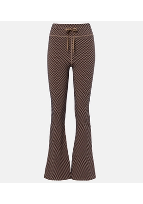 The Upside Houndstooth Florence flared pants