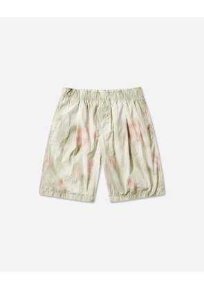 Men s Leisure Shorts Flower Grid Ripstop