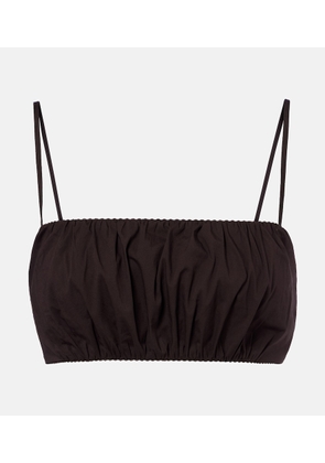 Staud Fiore cotton crop top