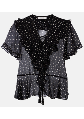 Dorothee Schumacher Dancing Dots polka-dot georgette blouse