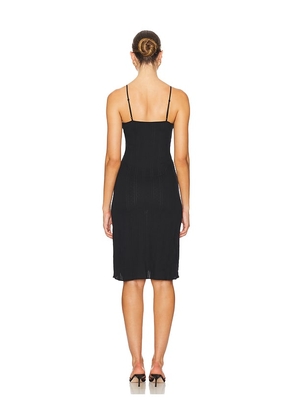 Cou Cou Intimates The Midi Slip Dress in Black. Size M. Also in L.