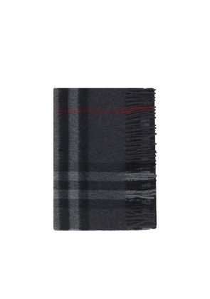 Burberry Gray Cashmere Scarf