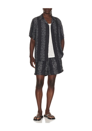 Bather Black Fiesta Printed Swim Trunk in Black. Size S. Also in M, L, XL/1X.