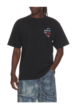 Anti Social Social Club Fine Wind Clear Morning Tee in Black. Size S. Also in M, L, XL/1X.