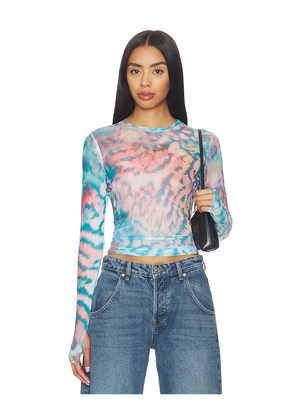 AFRM Kaylee Top in Blue,Pink. Size S. Also in XXS, XS, M, L, XL, XXL, 2X, 3X.