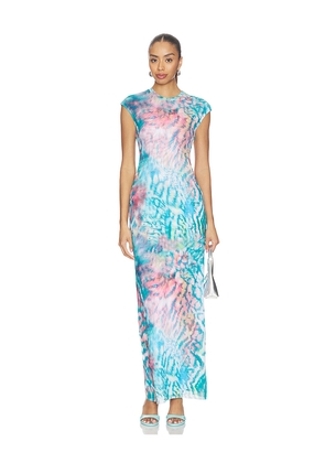 AFRM Mylo Dress in Blue. Size S. Also in XXS, M, XXL.