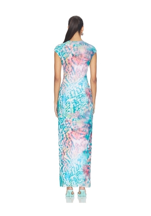 AFRM Mylo Dress in Blue. Size S. Also in XXS, XS, M, L, XL.