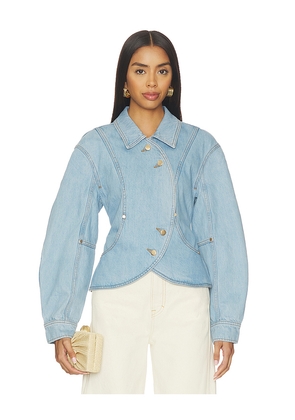 Cult Gaia Pacha Jacket in Blue. Size XS. Also in S, M, L.