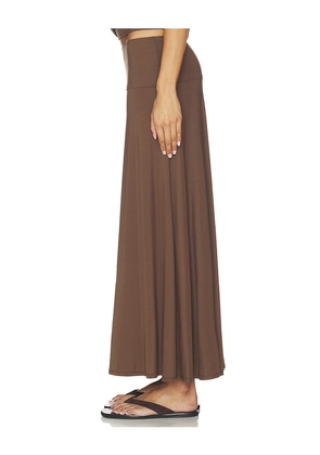 Belle Anna Rumi Maxi Skirt in Brown. Size XS. Also in S, M, L, XL.