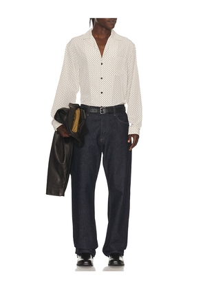 Austin Post Sundown Shirt in Ivory. Size S. Also in L, XL/1X, XXL/2X.