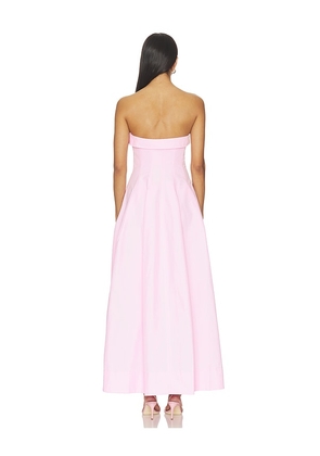 SIMKHAI Avril Cotton Bustier Dress in Pink. Size 00. Also in 0, 2.