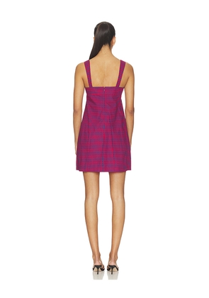 SIMKHAI Sloan Mini Dress in Red. Size XS. Also in L, M, S.