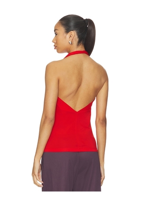 Helmut Lang Twist Dancer Top in Red. Size XS. Also in M, L.
