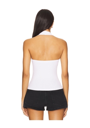 LNA x REVOLVE Bradley Halter Top in White. Size XL. Also in XS.
