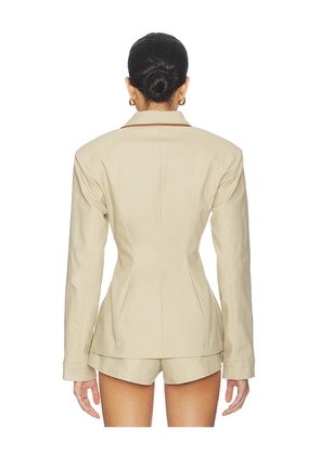 Lovers and Friends Catharina Jacket in Beige. Size L. Also in XS, S.