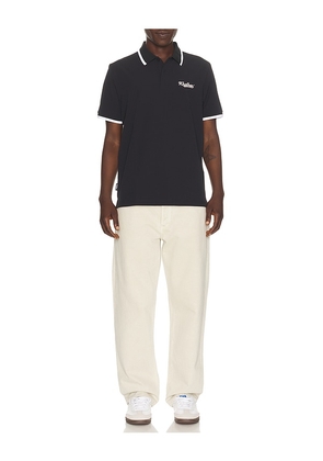 Khalhon Short Sleeve Performance Polo in Black. Size M. Also in L, XL/1X.