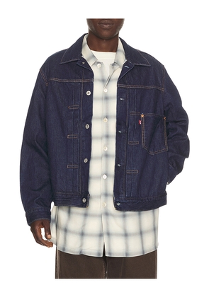 LEVI'S Type I Trucker Jacket in Blue. Size M. Also in L, XL/1X.
