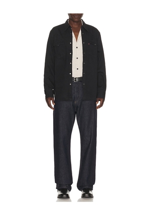 LEVI'S Barstow Western Standard Shirt in Black. Size S. Also in M.