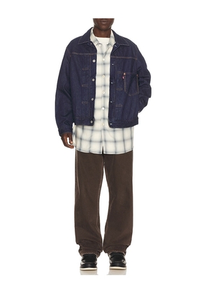 LEVI'S Type I Trucker Jacket in Blue. Size M. Also in L, XL/1X.