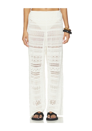 Nanushka Tau Pant in White. Size XS. Also in S, M, L.