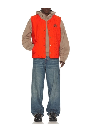 Malbon Vincenzo Vest in Red. Size S. Also in M, L, XL/1X.