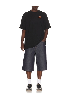Malbon Bermuda Rooster Tee in Black. Size S. Also in L, M, XL/1X.