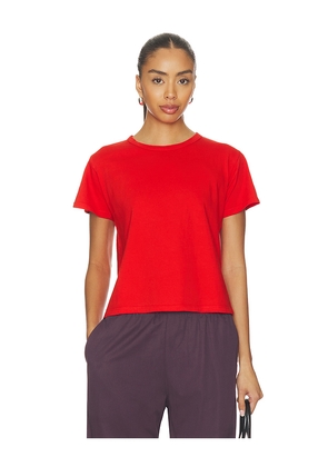 LESET The Margo Tee in Red. Size XS. Also in S, M, L.