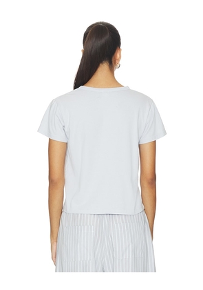 LESET The Margo Tee in Baby Blue. Size XS. Also in S.