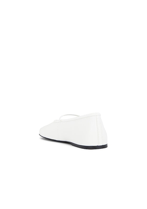 Tony Bianco Martinez Flat in White. Size 11. Also in 7.
