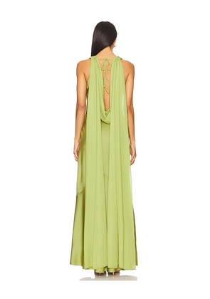 Runaway The Label x REVOLVE Gabriella Maxi Dress in Olive. Size XXS. Also in S.