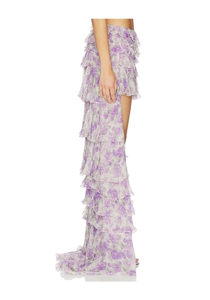 Ronny Kobo Laya Skirt in Lavender. Size XS. Also in L, M, S.