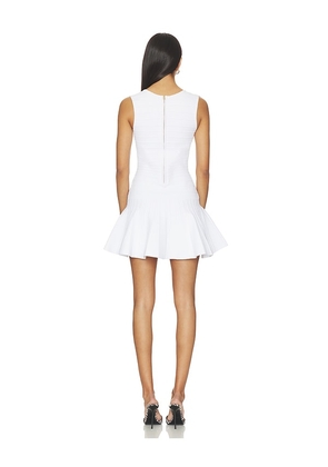 retrofete Caterina Knit Mini Dress in White. Size XS. Also in L.